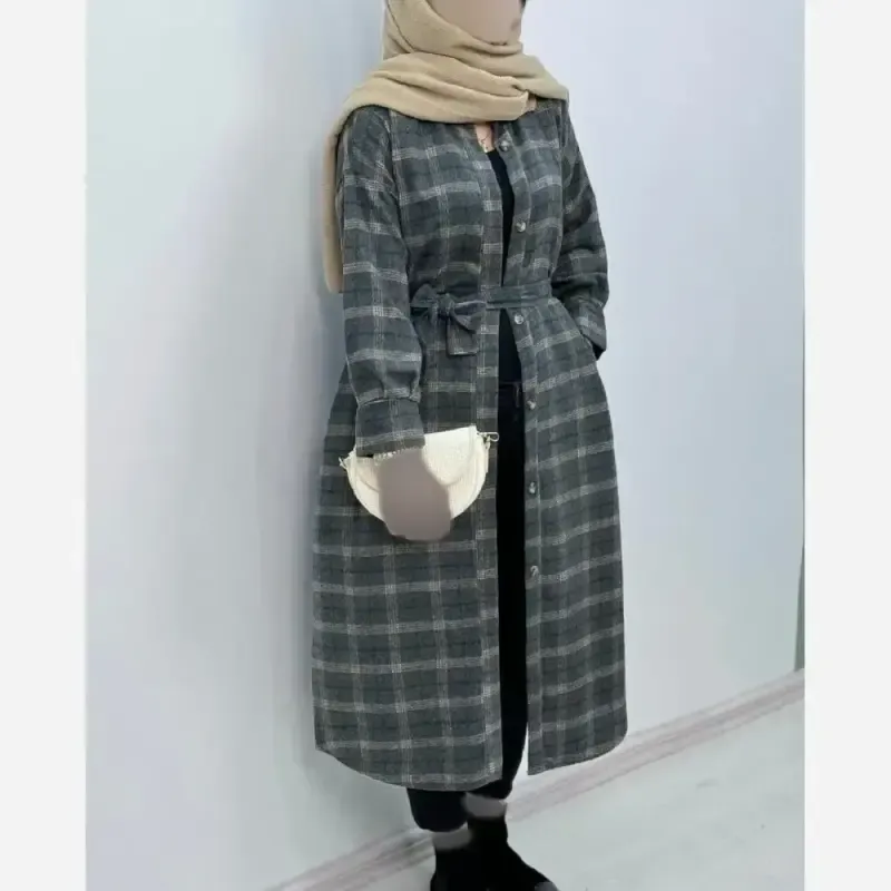 پالتو بلند زنانه فوتر کوبیده درجه یک مدل دانژه فری سایز