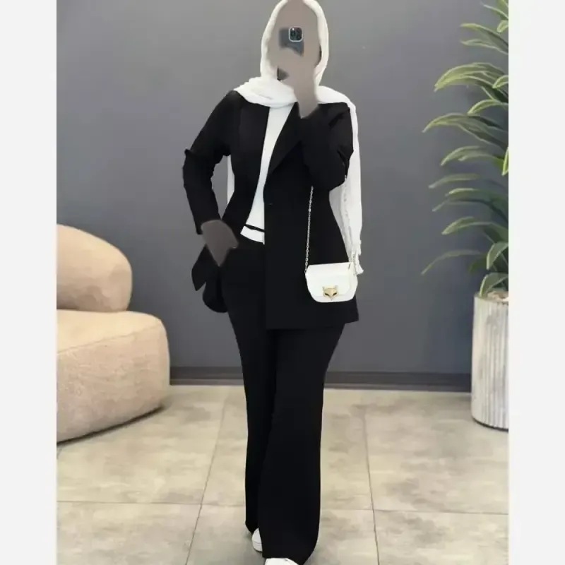 کت شلوار زنانه مازراتی رنگ مشکی