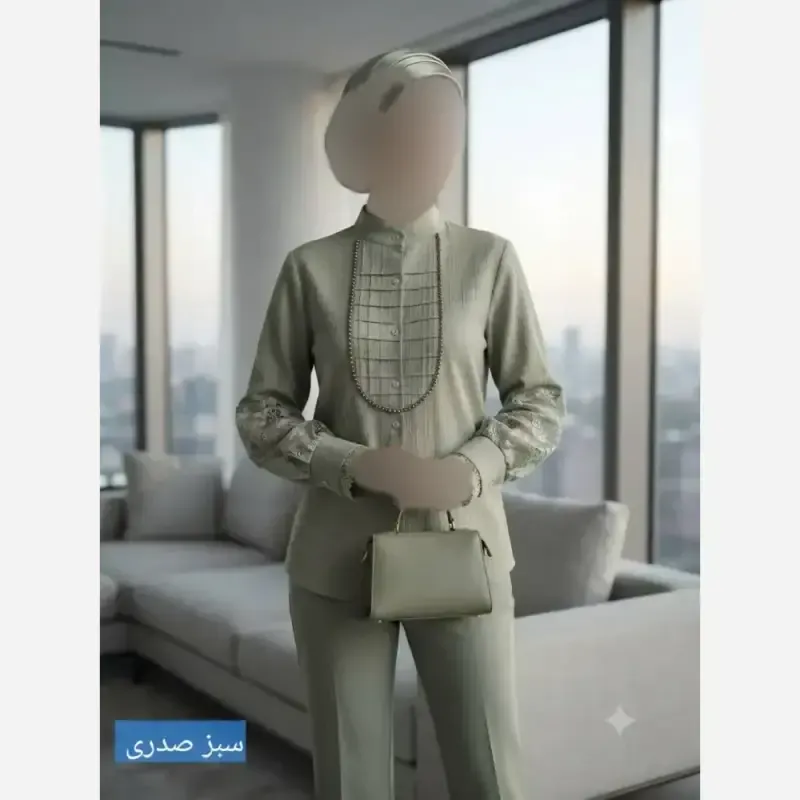 شومیز زنانه مدل آیجان جنس پارچه توکی درجه یک